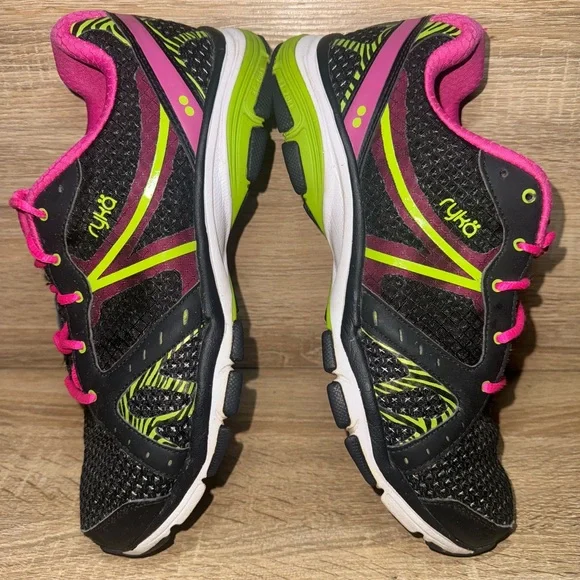 Ryka Vida RZX Women's Training Walking Gym Shoes Sneakers Black Pink Size 10 - Picture 4 of 10